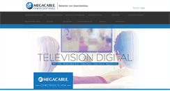 Desktop Screenshot of inversionistas.megacable.com.mx